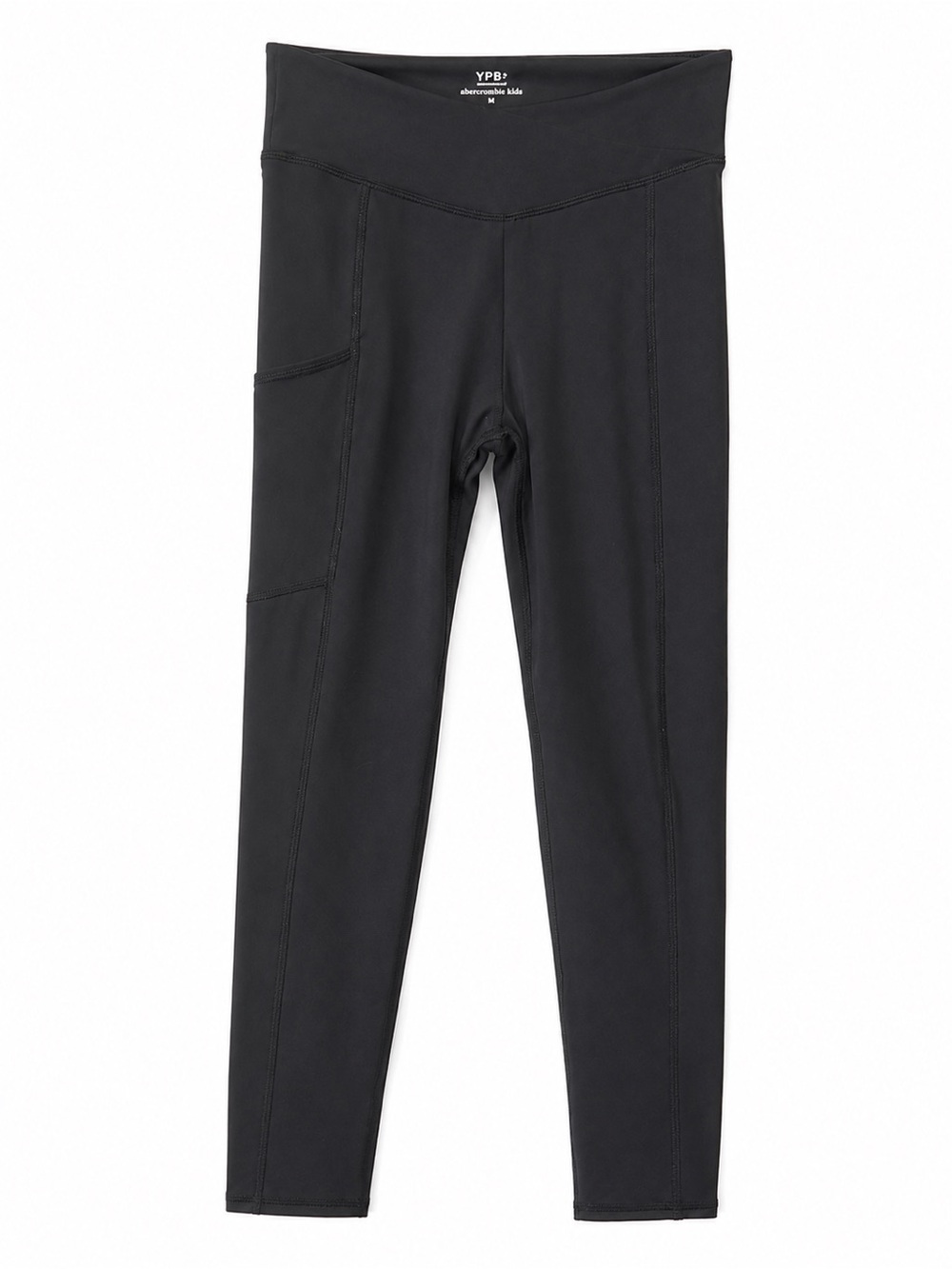 Abercrombie Kids YPB Black 4-Way Stretch Pocket Leggings Size 15/16